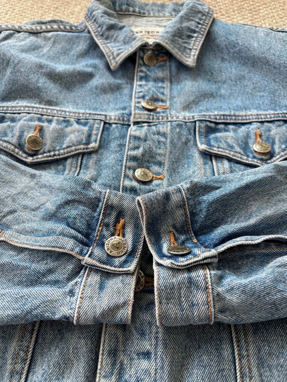 미국 애리조나 진 컴퍼니 빈티지 데님자켓 M 상품이미지3