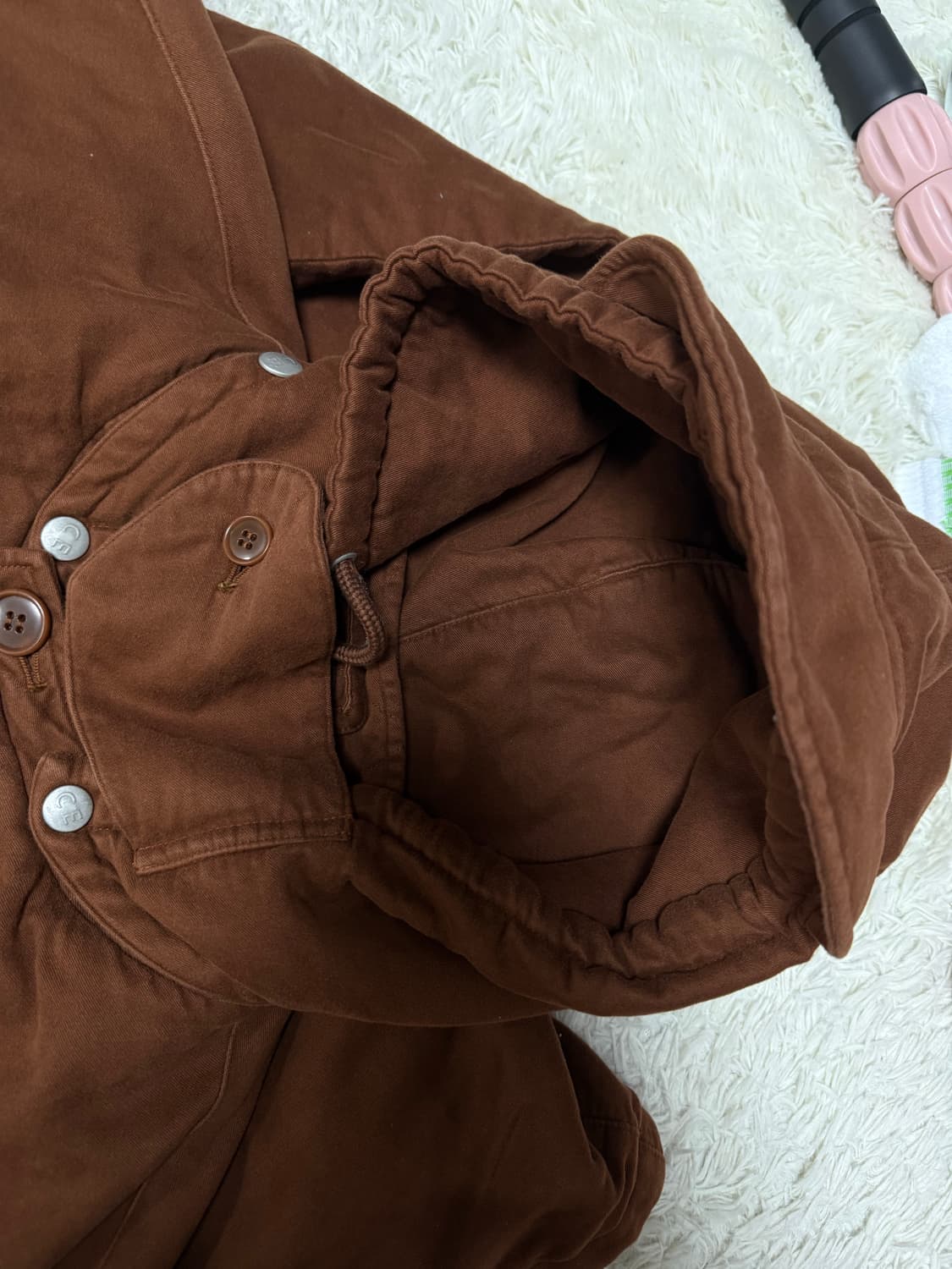 (XL)카브엠트 24fw 디테처블 퀼팅 후드 자켓 상품이미지5