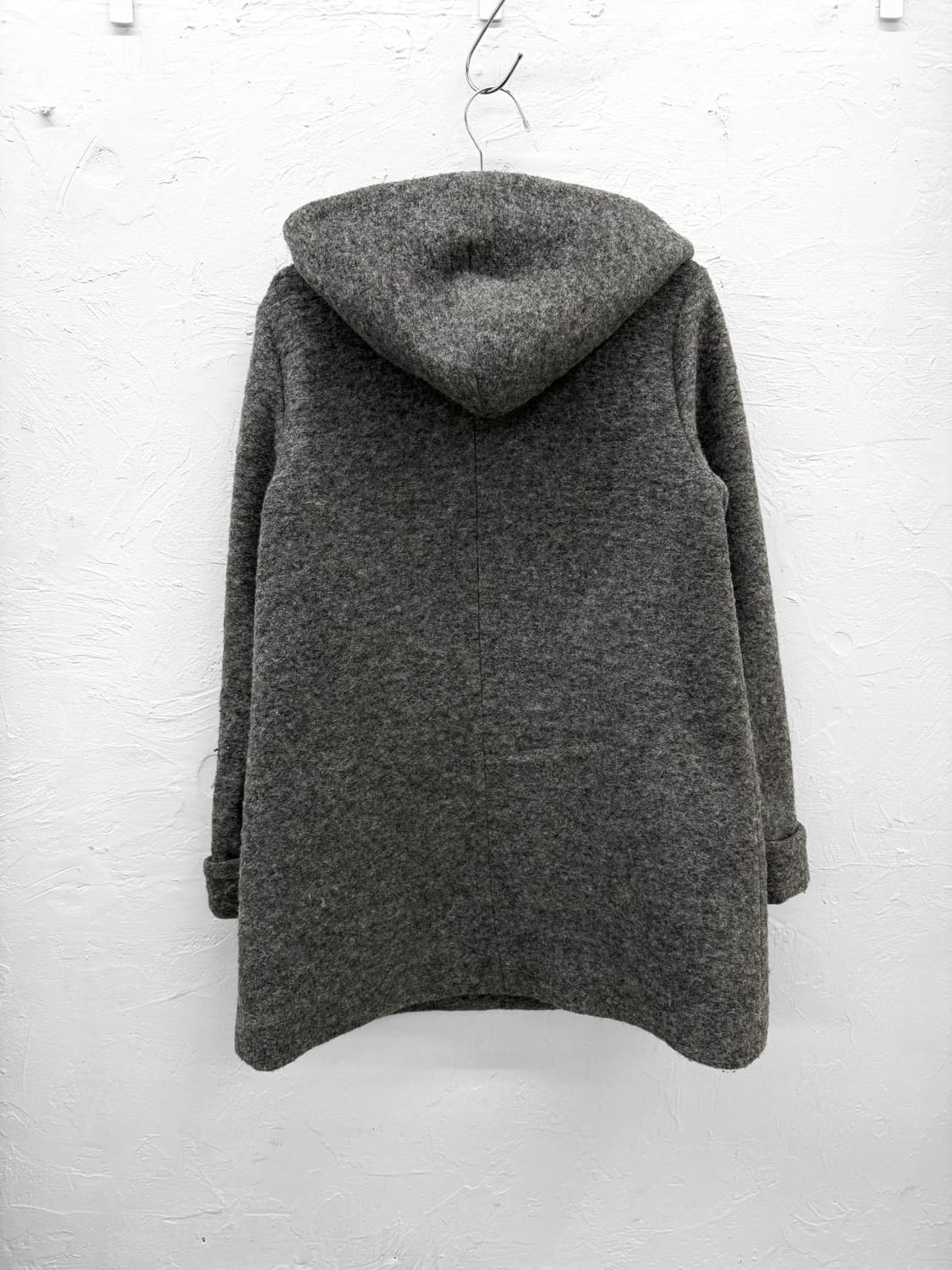 JPN 울 후드 코트 상품이미지5