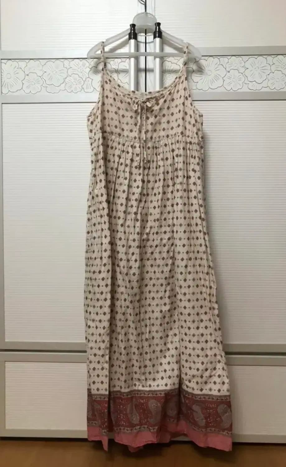 earthmusic&ecology 모리걸 히피 페이즐리 빈티지 롱원피스 상품이미지2