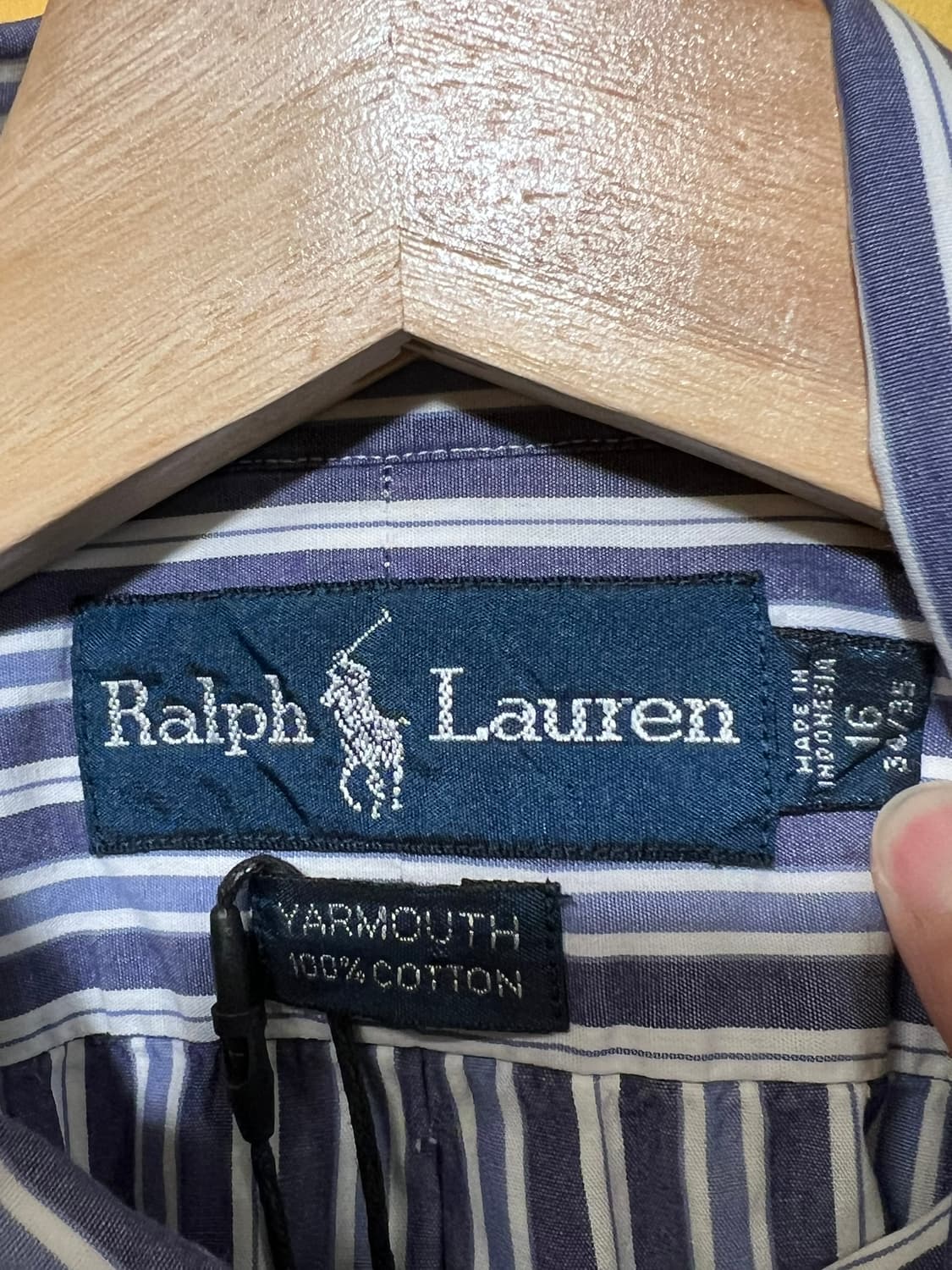 [XL] 폴로 랄프로렌 YARMOUTH 스트라이프 셔츠 상품이미지6