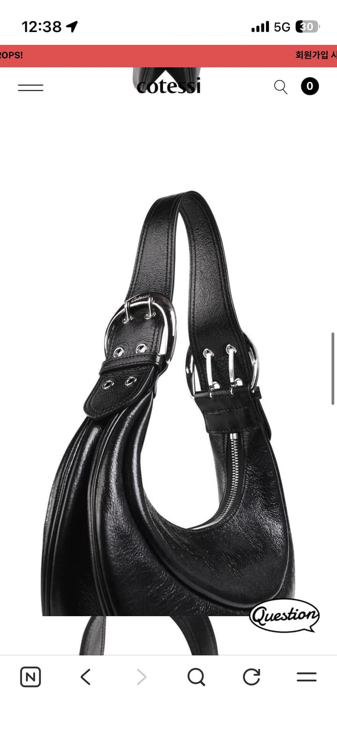 cotessi WESTERN DOUBLE, BLACK 상품이미지3