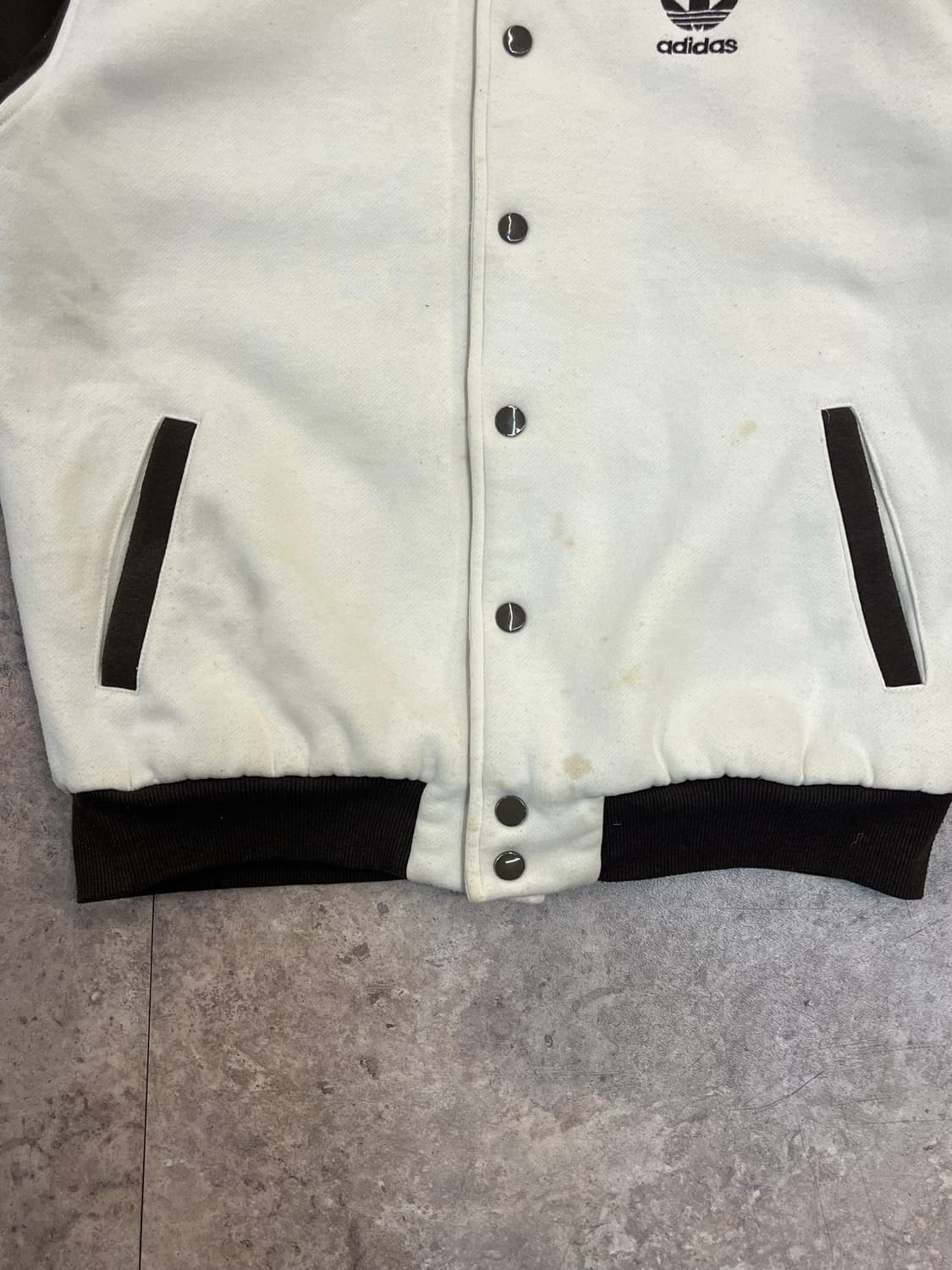 아디다스 오리지널 바시티 자켓 브라운 L #csz2677 상품이미지6