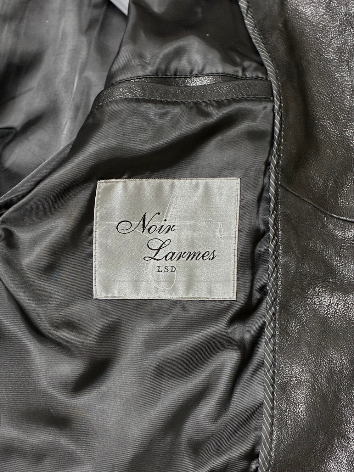 느와르 라르메스 싱글 라이더 자켓 46 사이즈 상품이미지3