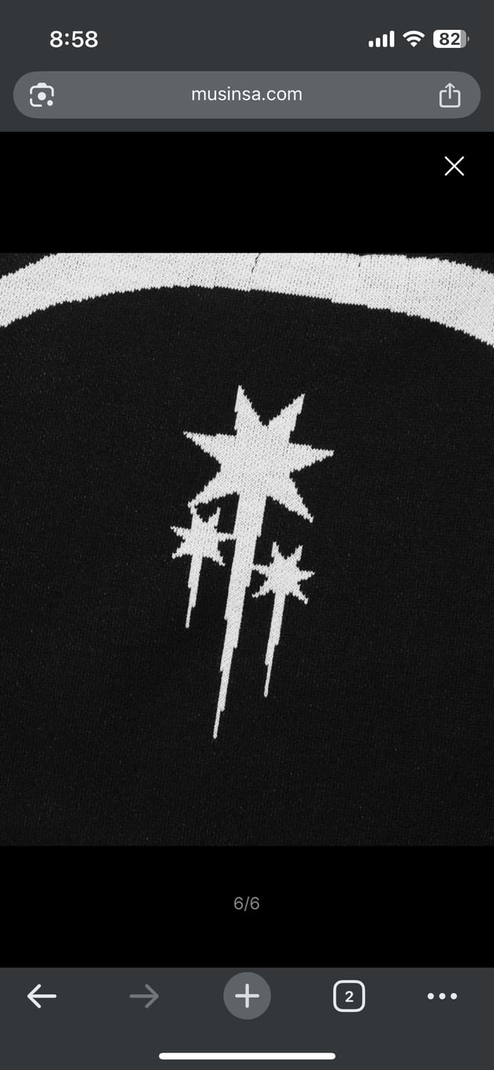 나이트고스트클럽 3STARS GK BIG KNIT 상품이미지6