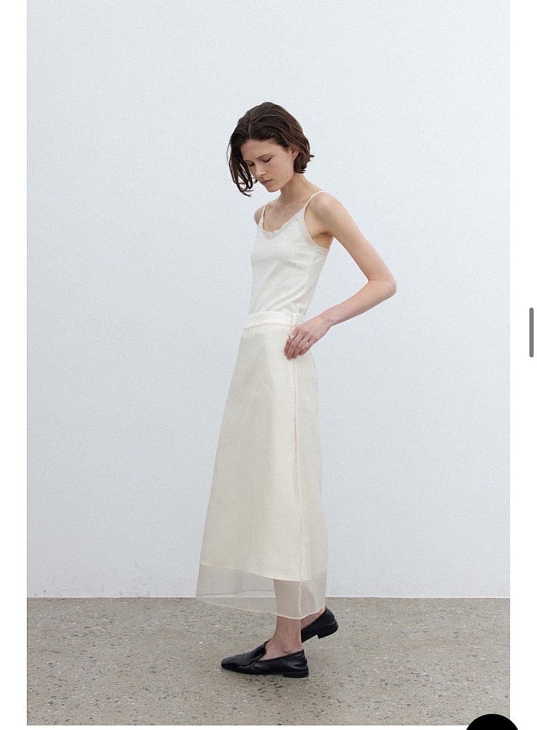 르오브 클래식 레이어드 스커트 아이보리 상품이미지2