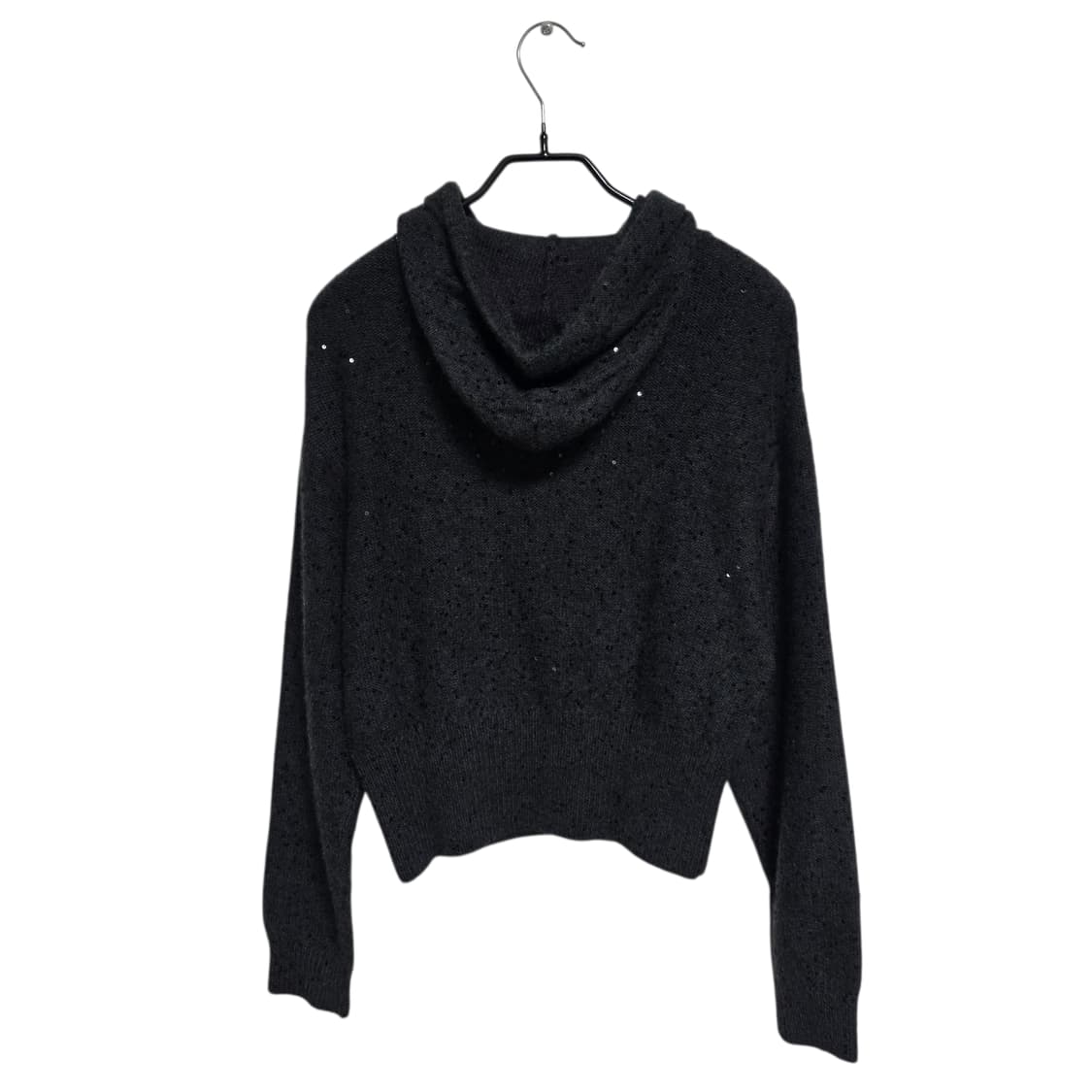 브루넬로 쿠치넬리 여성 스팽글 캐시미어 니트 후드티 상품이미지2