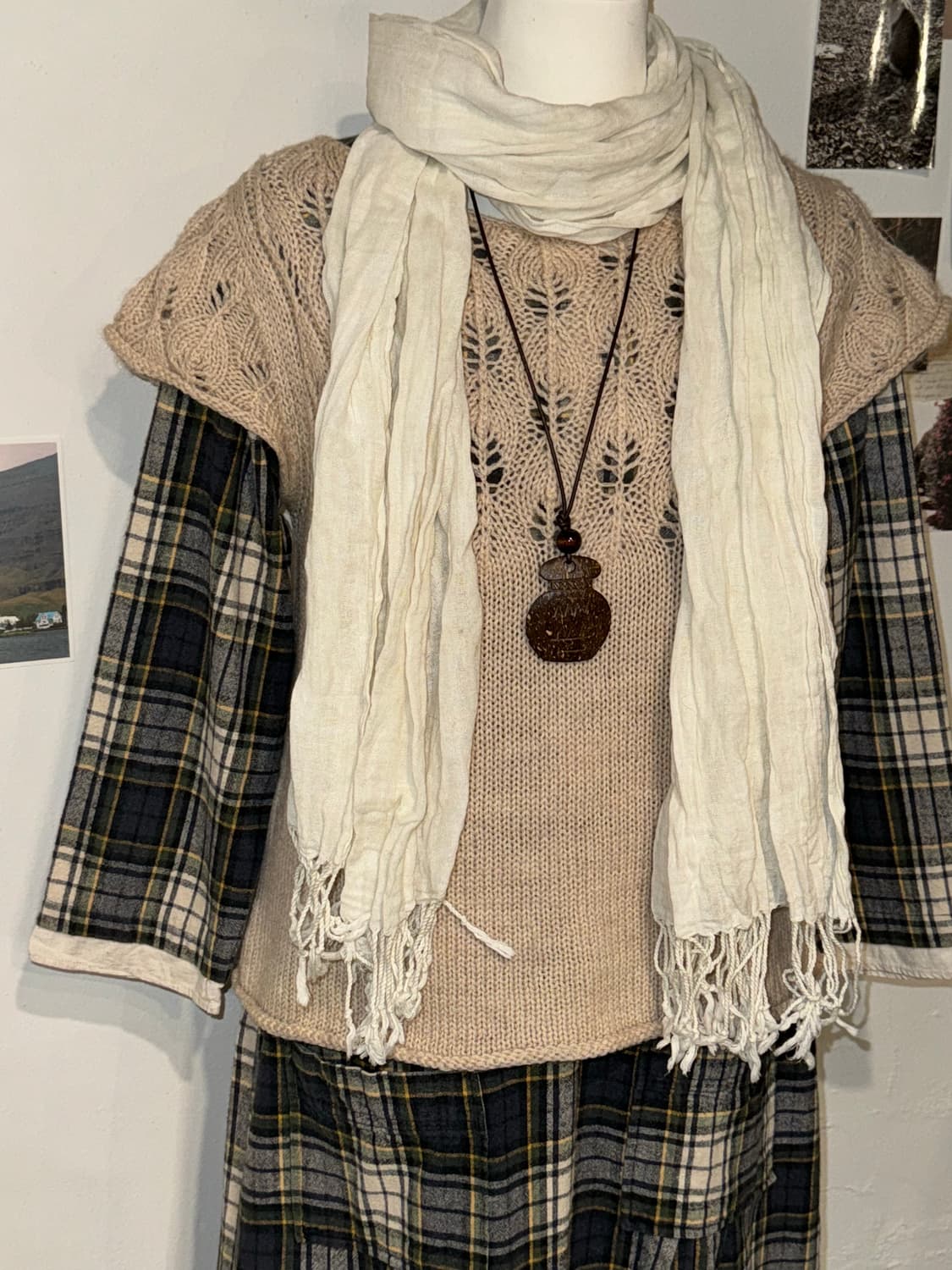 울 반팔 니트 상품이미지2