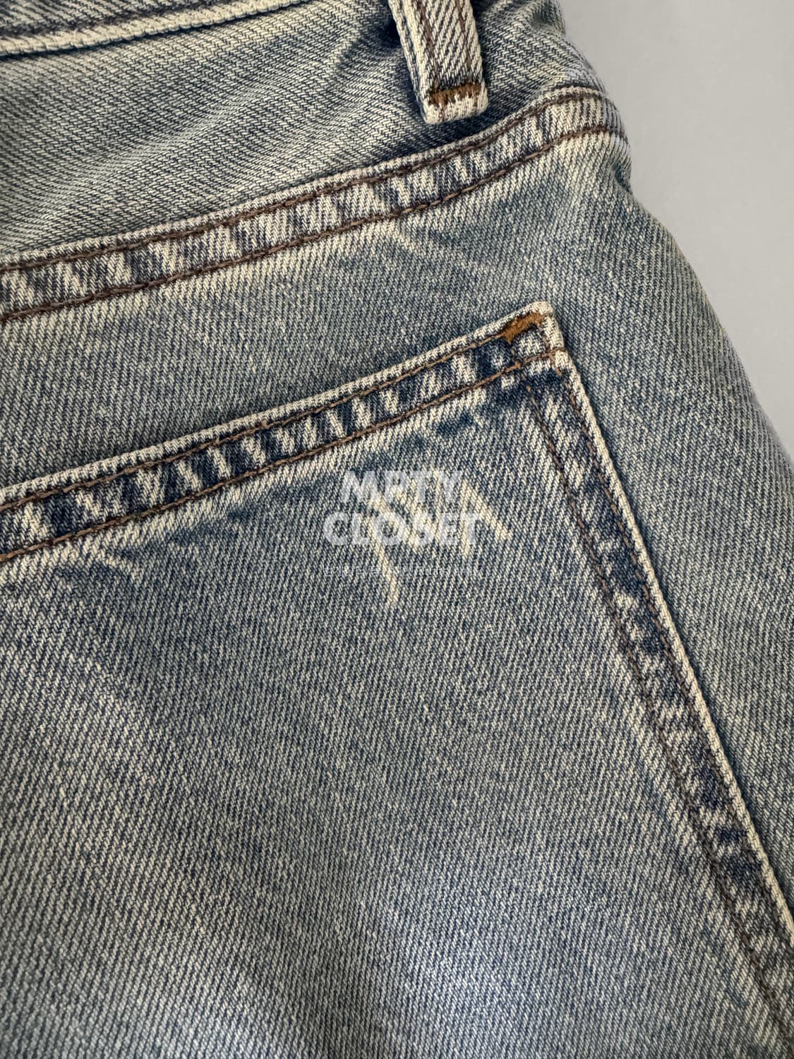 [32] 유니클로 JWA 스트레이트 데님팬츠 63 blue 상품이미지5