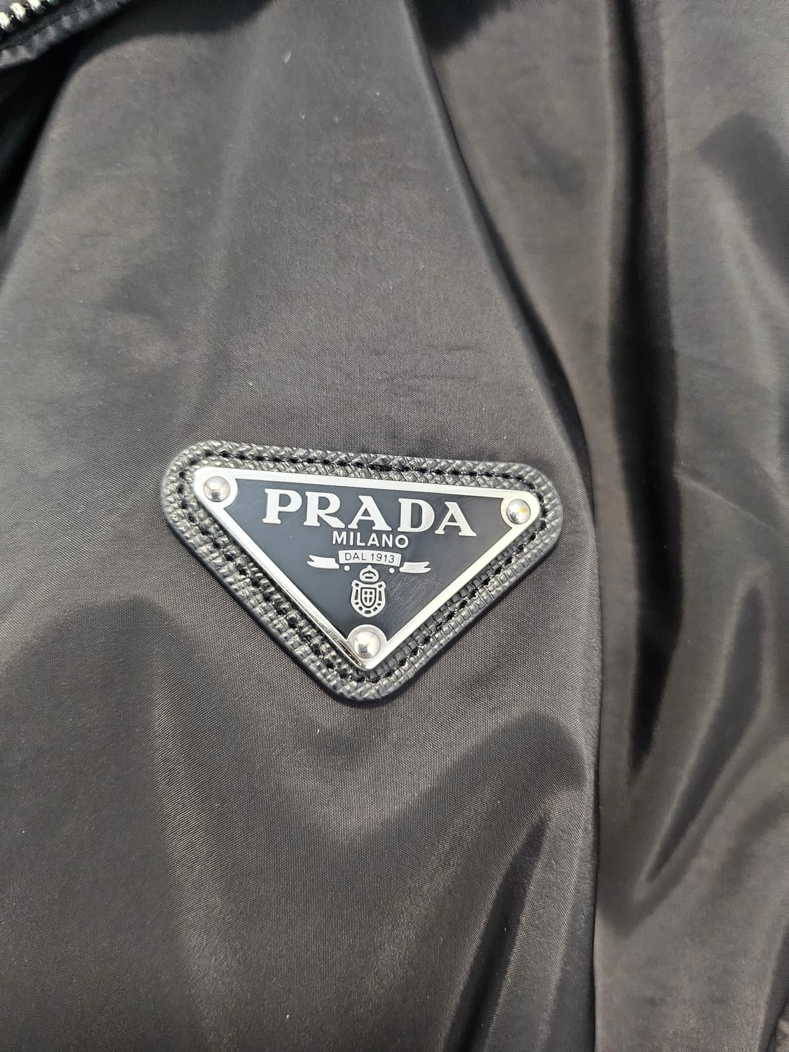 [정품]프라다 리버서블 리나일론 경량 패딩자켓 /50사이즈 상품이미지8