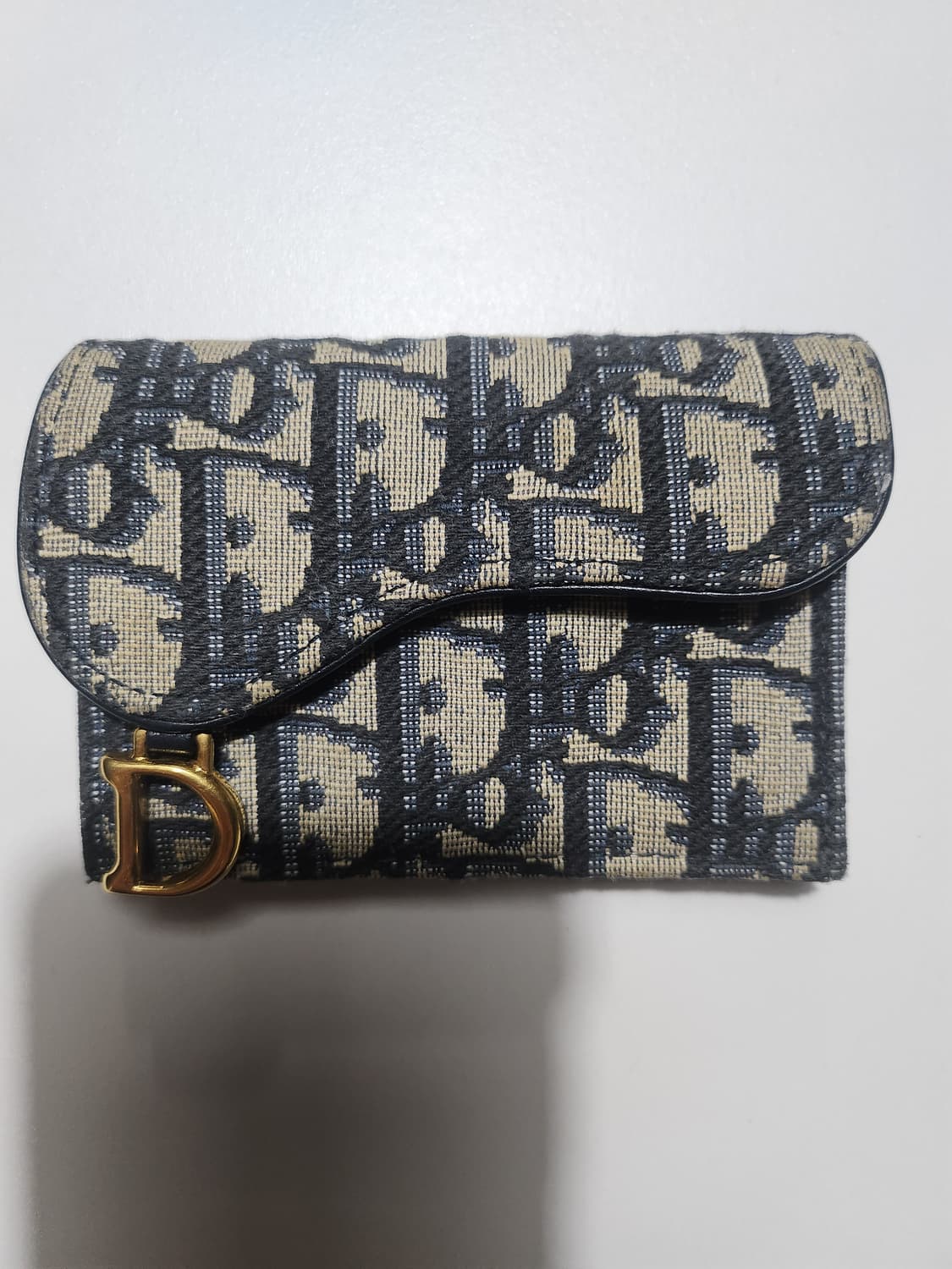 정품!디올 오블리크새들 카드지갑 상품이미지1