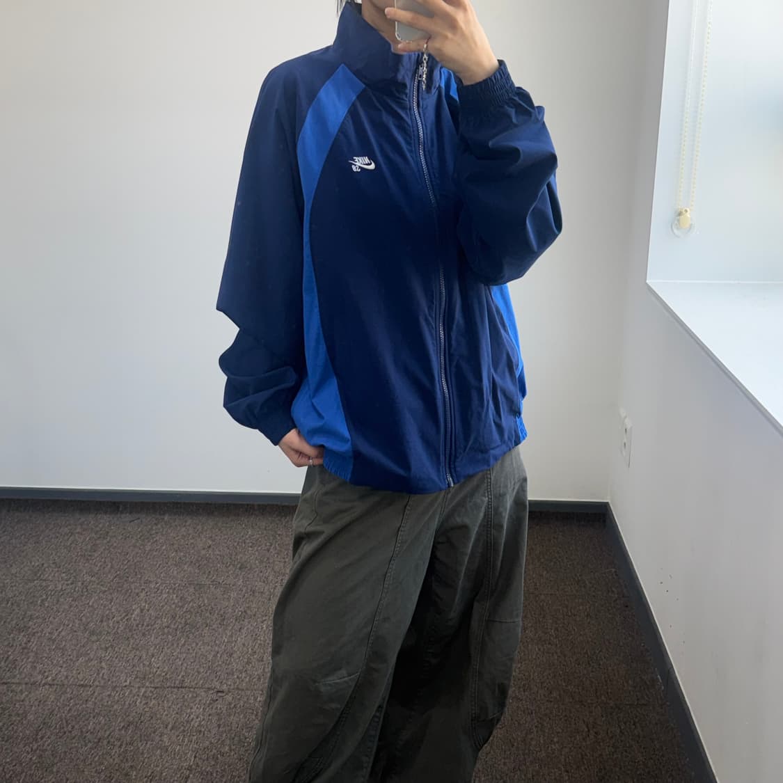 Nike 나이키 네이비 바람막이 자켓 상품이미지1