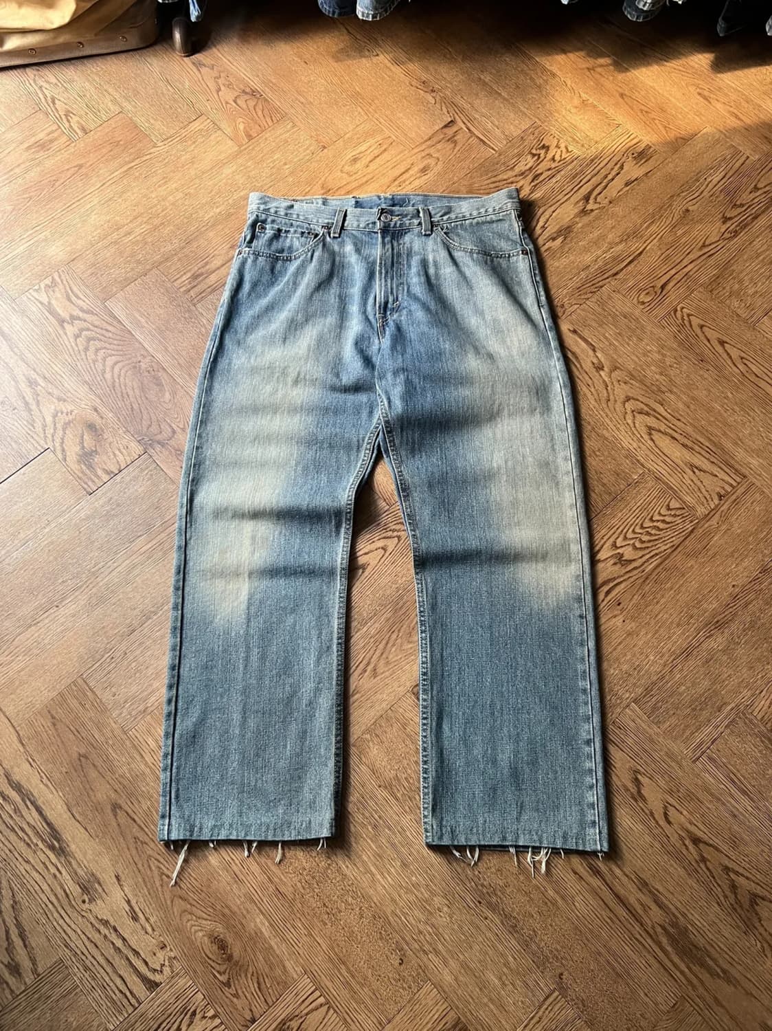 [34]00's 리바이스 USA 505 빈티지 워싱 데님 팬츠 상품이미지1