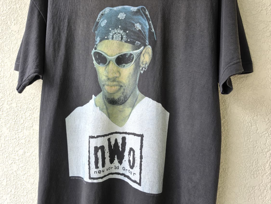 1997 오리지널빈티지 데니스로드맨 nWo 티셔츠 상품이미지3