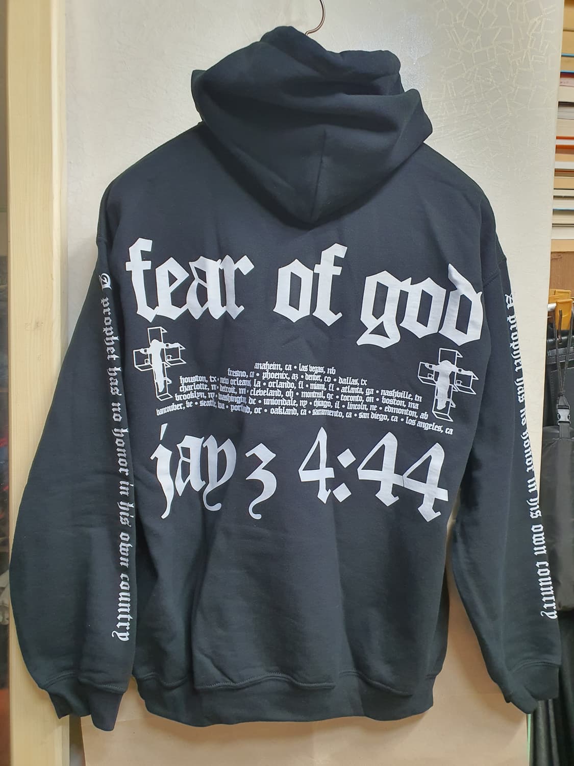 피어오브갓 블랙 444후드 상품이미지4