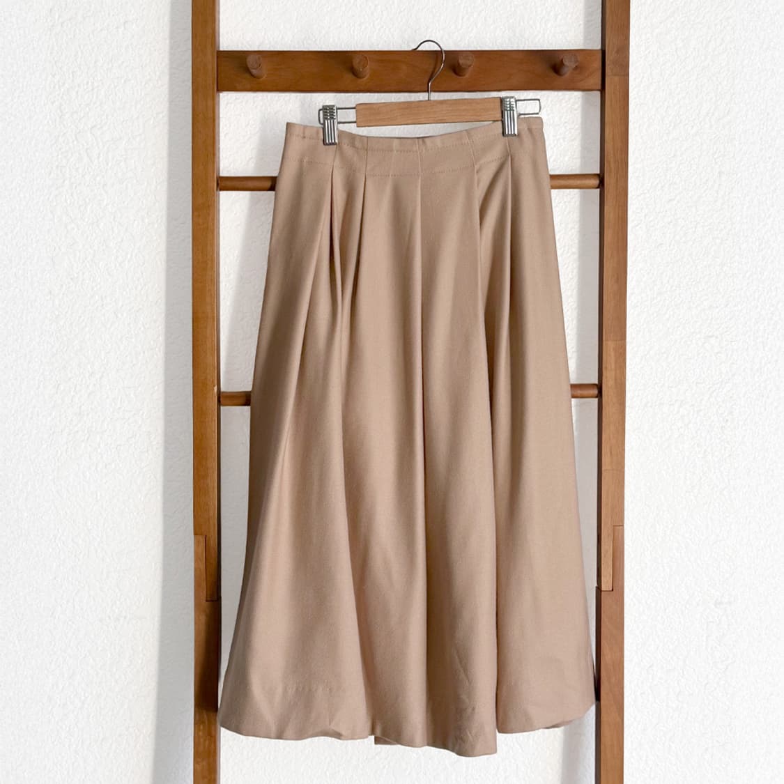 모카베이지 플레어 롱스커트 상품이미지3