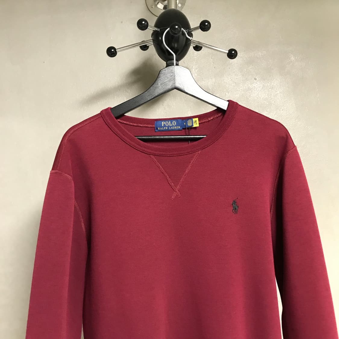 폴로 랄프로렌 QR 맨투맨 레드 M 상품이미지2