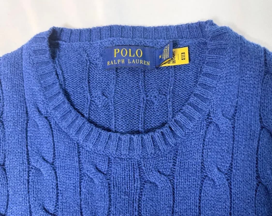 폴로 랄프로렌 네이비 케이블 니트 상품이미지3