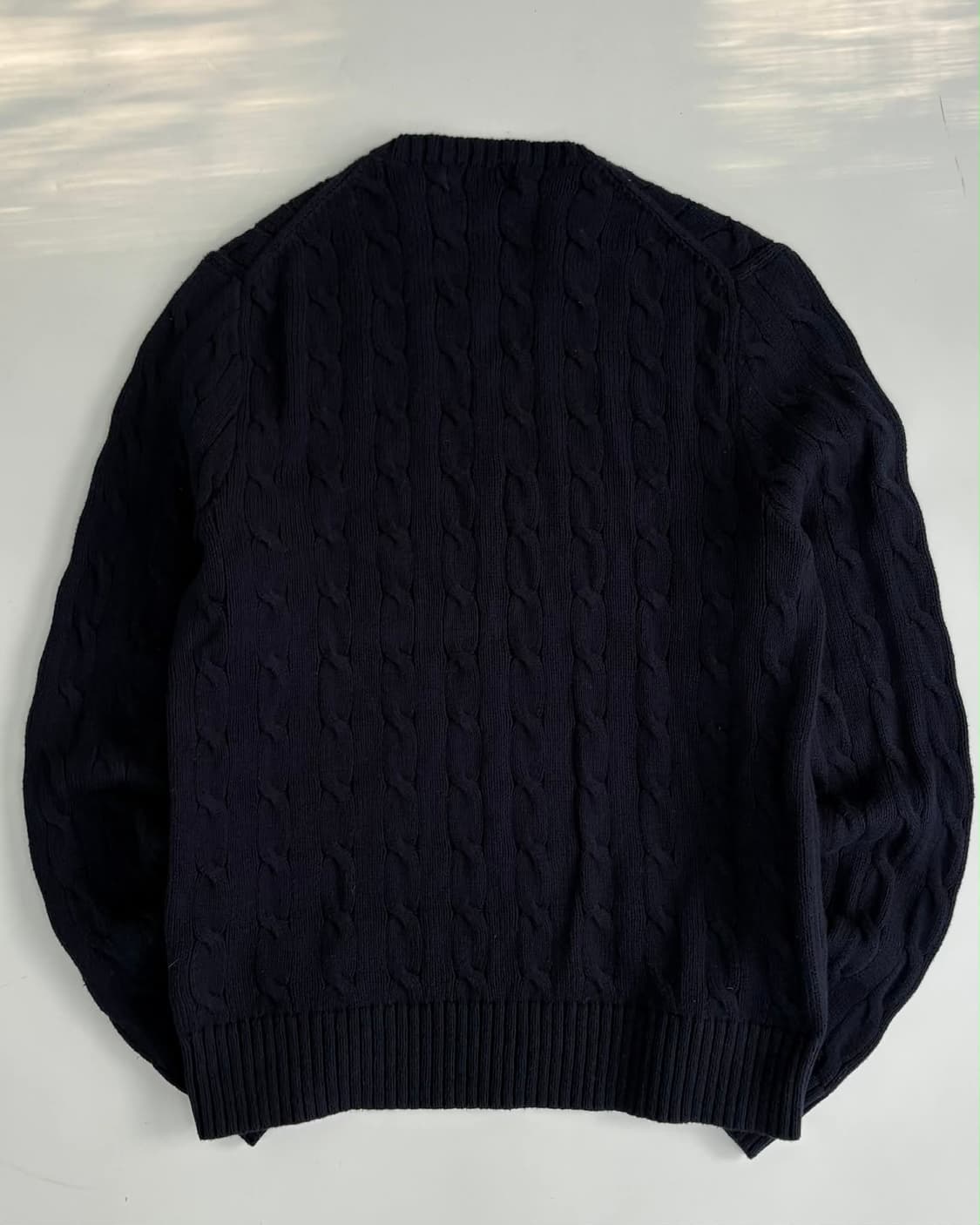 [M] 폴로 랄프로렌 케이블 코튼 니트 스웨터 상품이미지2