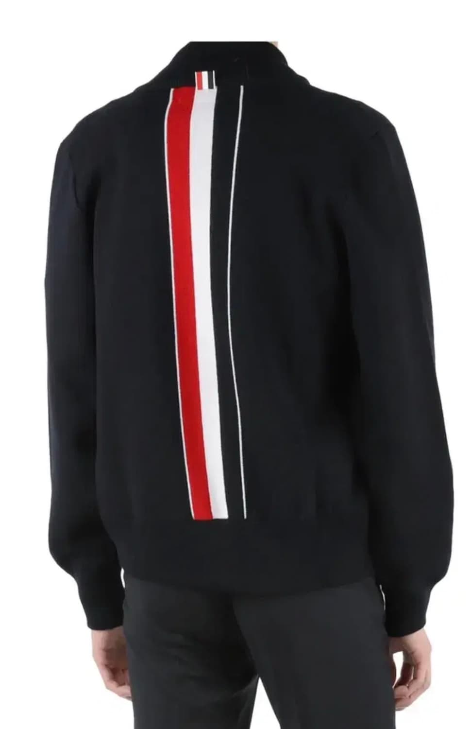 [미개봉 새상품] 톰브라운 메리노울 백삼선 니트집업 네이비 2사이즈 상품이미지6