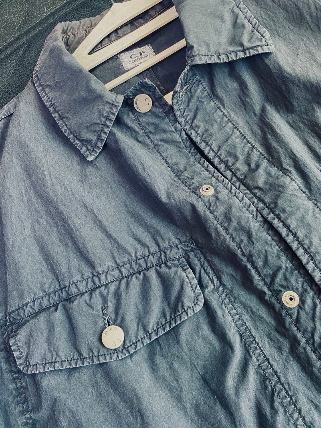 C.P. Company 반팔 포켓 남방 셔츠 네이비색 105 XL 상품이미지4