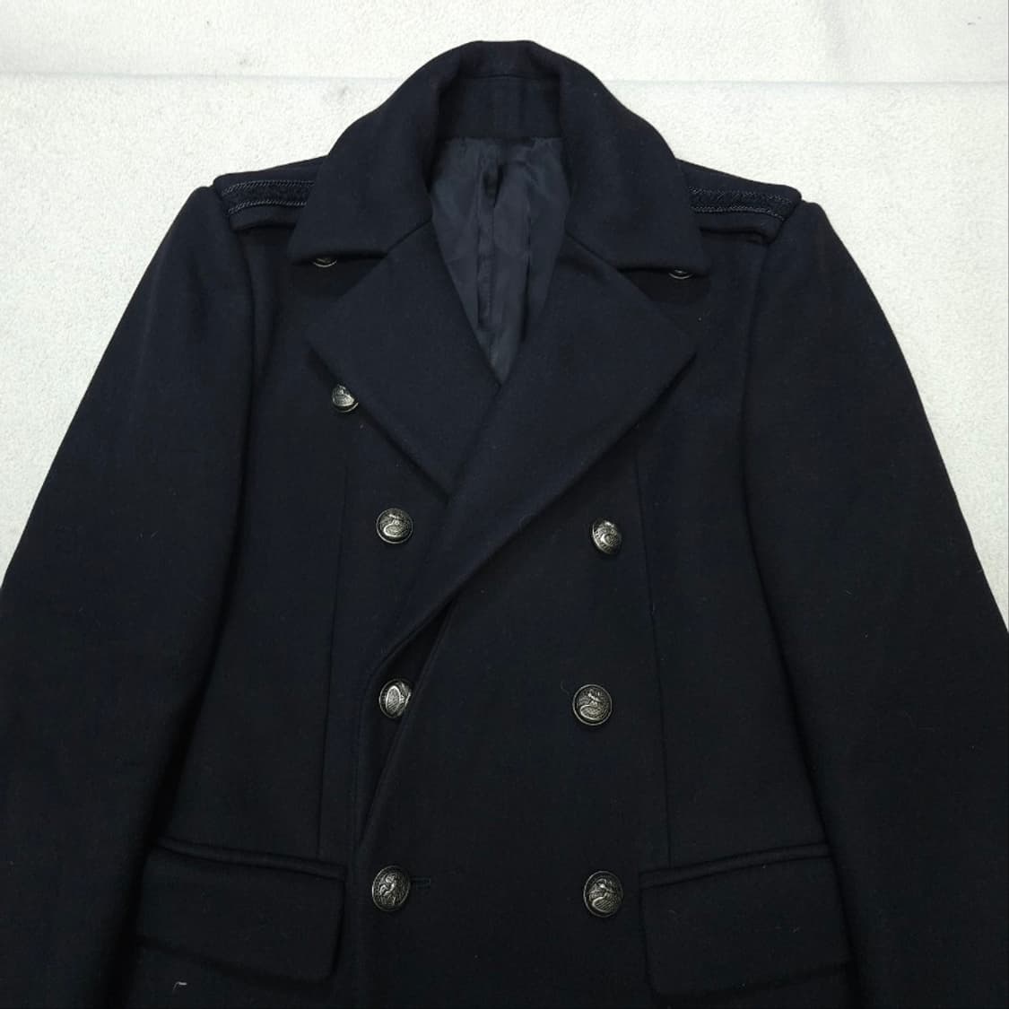 시스템 캐시미어 블렌드 더블 코트 100 상품이미지3