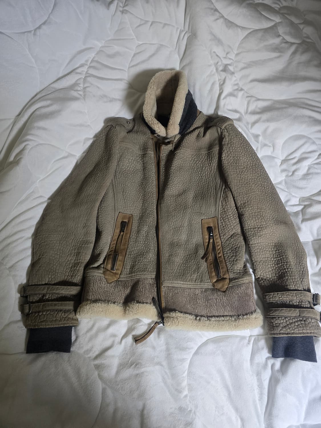 저스트 까발리(Just Cavalli) 리얼 쉐어링 무스탕자켓 (50) 상품이미지5