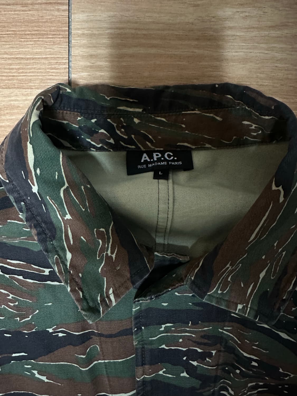 Apc 타이거카모 자켓 상품이미지2