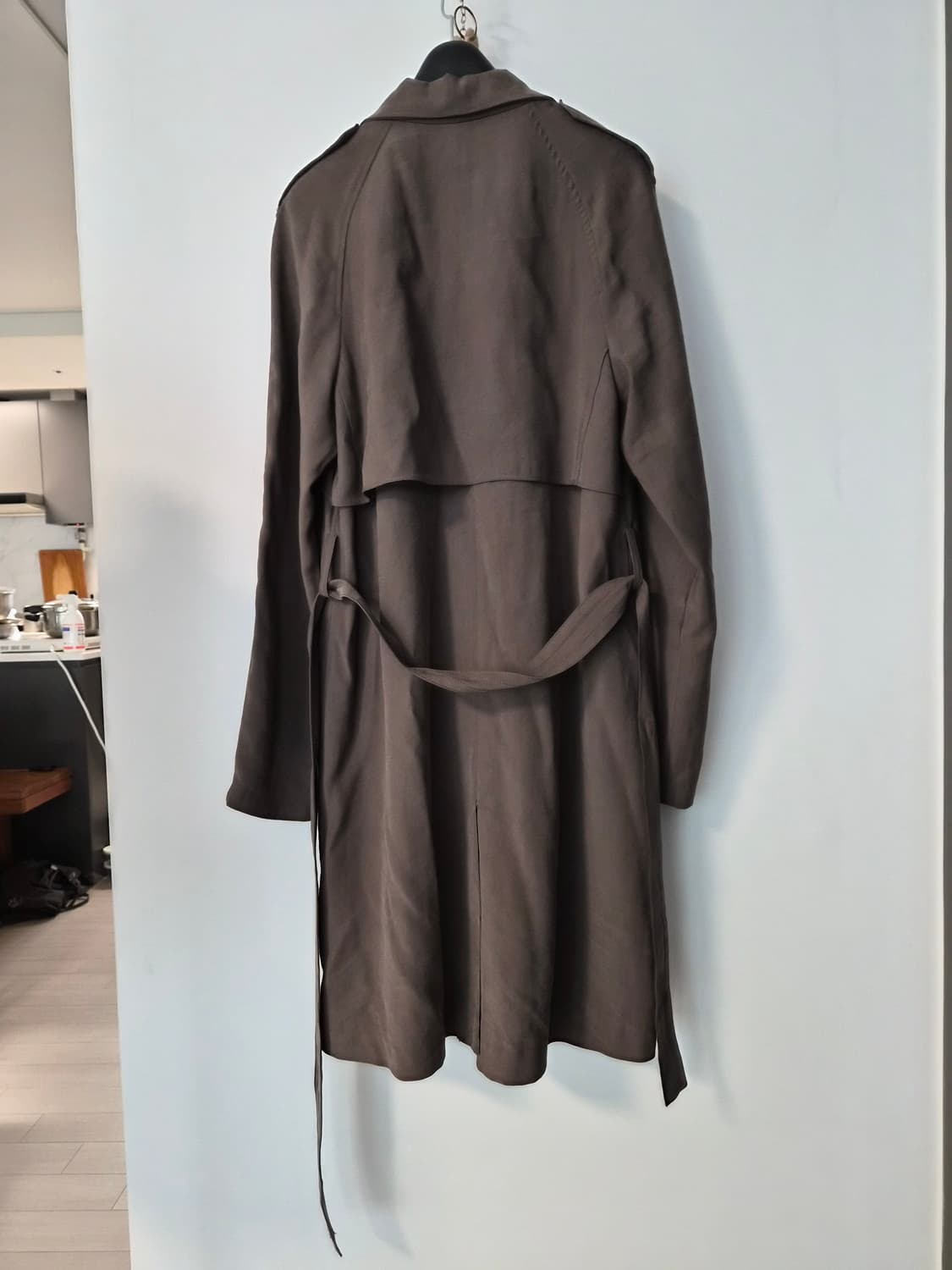 [ZOOC] 고급스러운 톤다운 브라운 트렌치코트 (사이즈 55) 상품이미지5
