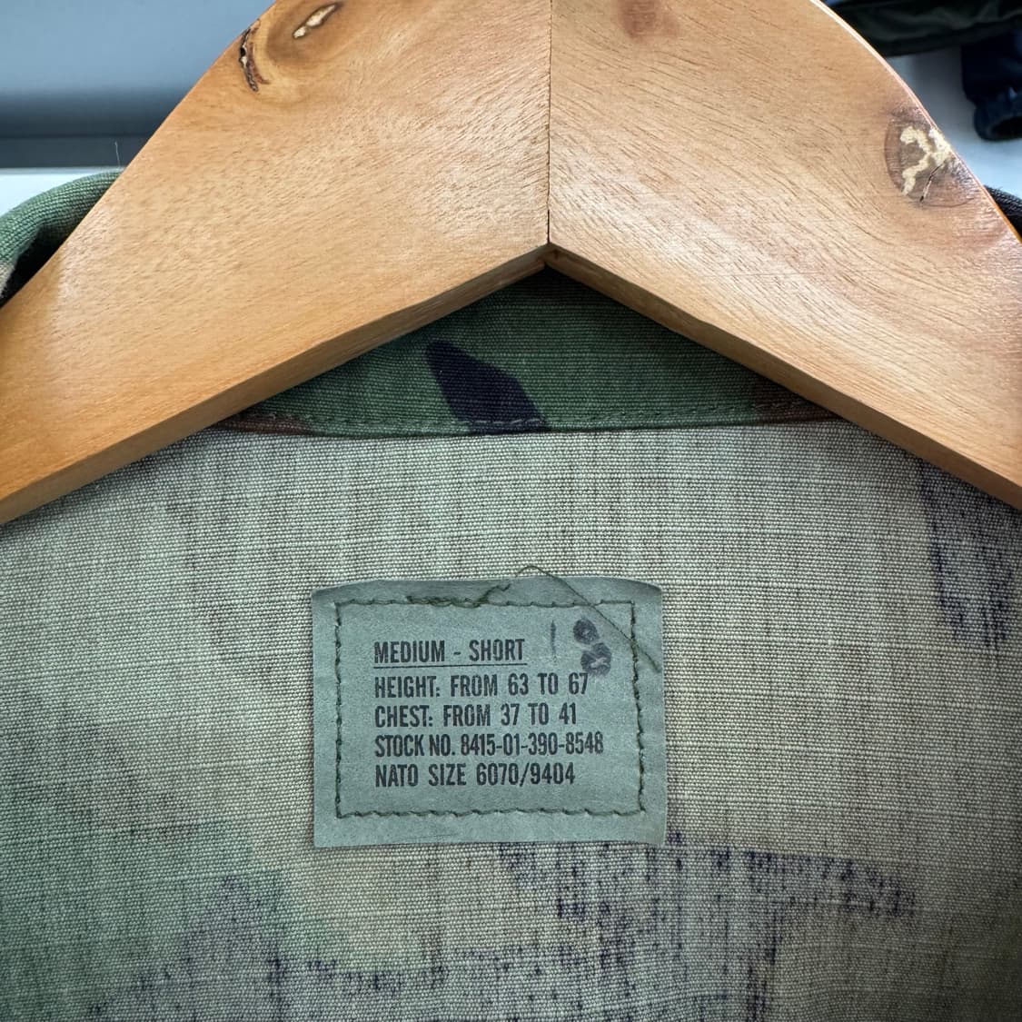 US Army 미군 우드랜드 카모 셔츠 자켓 (L)  상품이미지4
