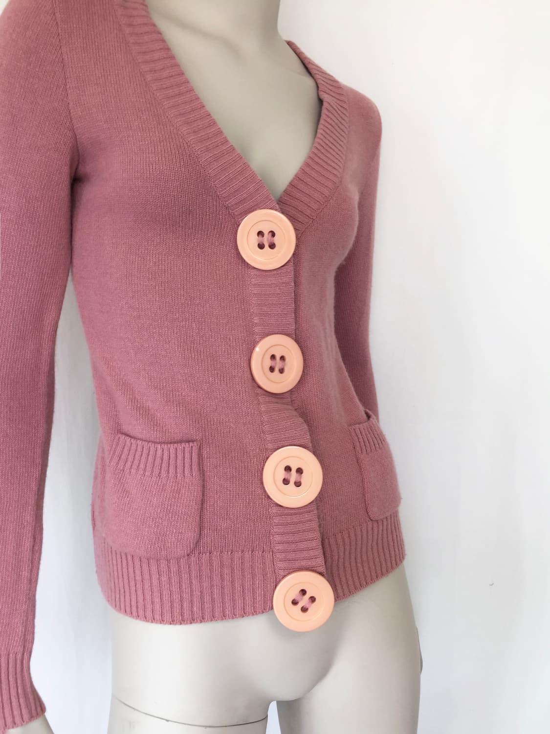 Italy Made Moschino Big button cardigan 상품이미지2