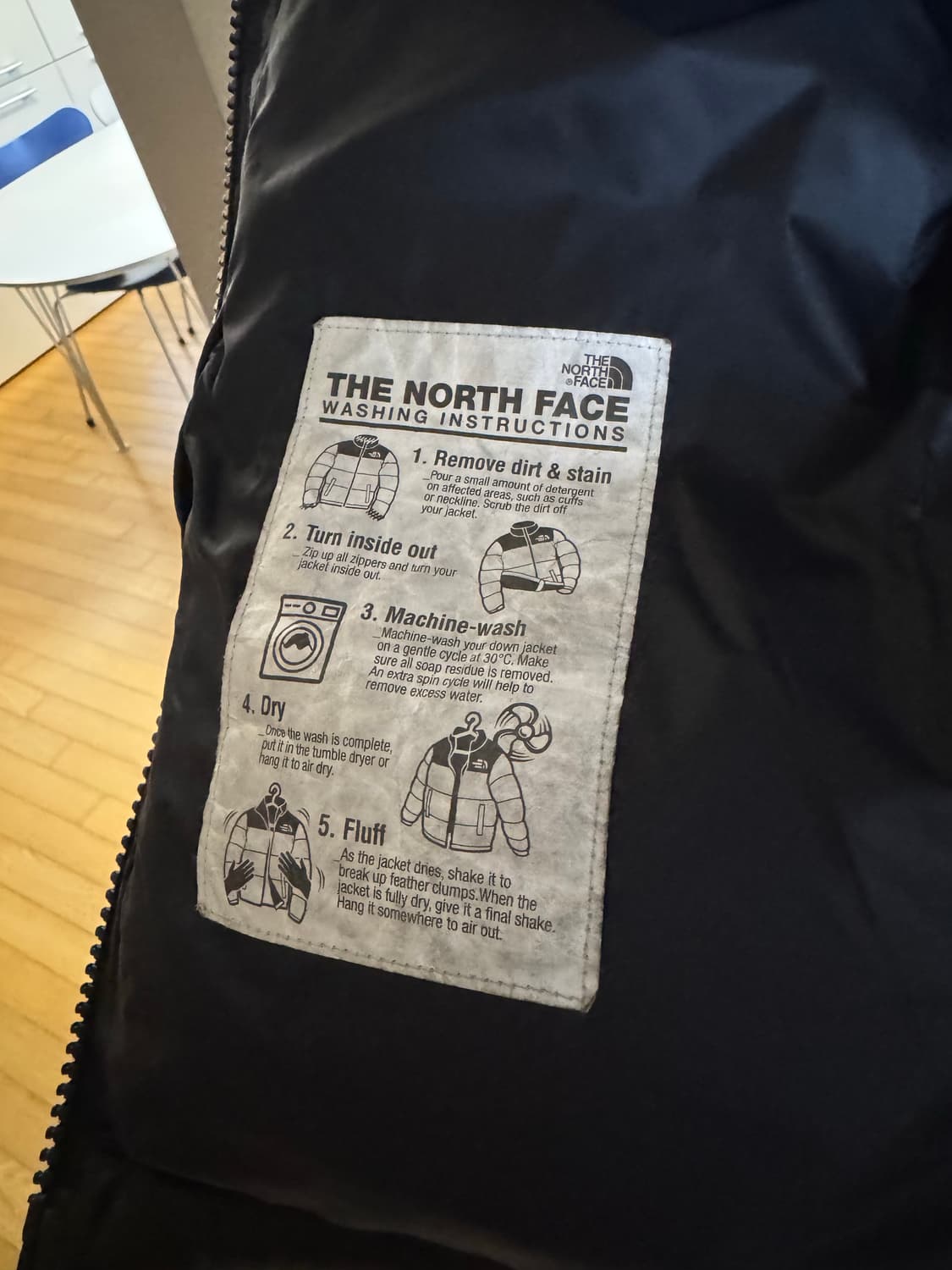 노스페이스 눕시 패딩 XL(105) 블랙 상품이미지5