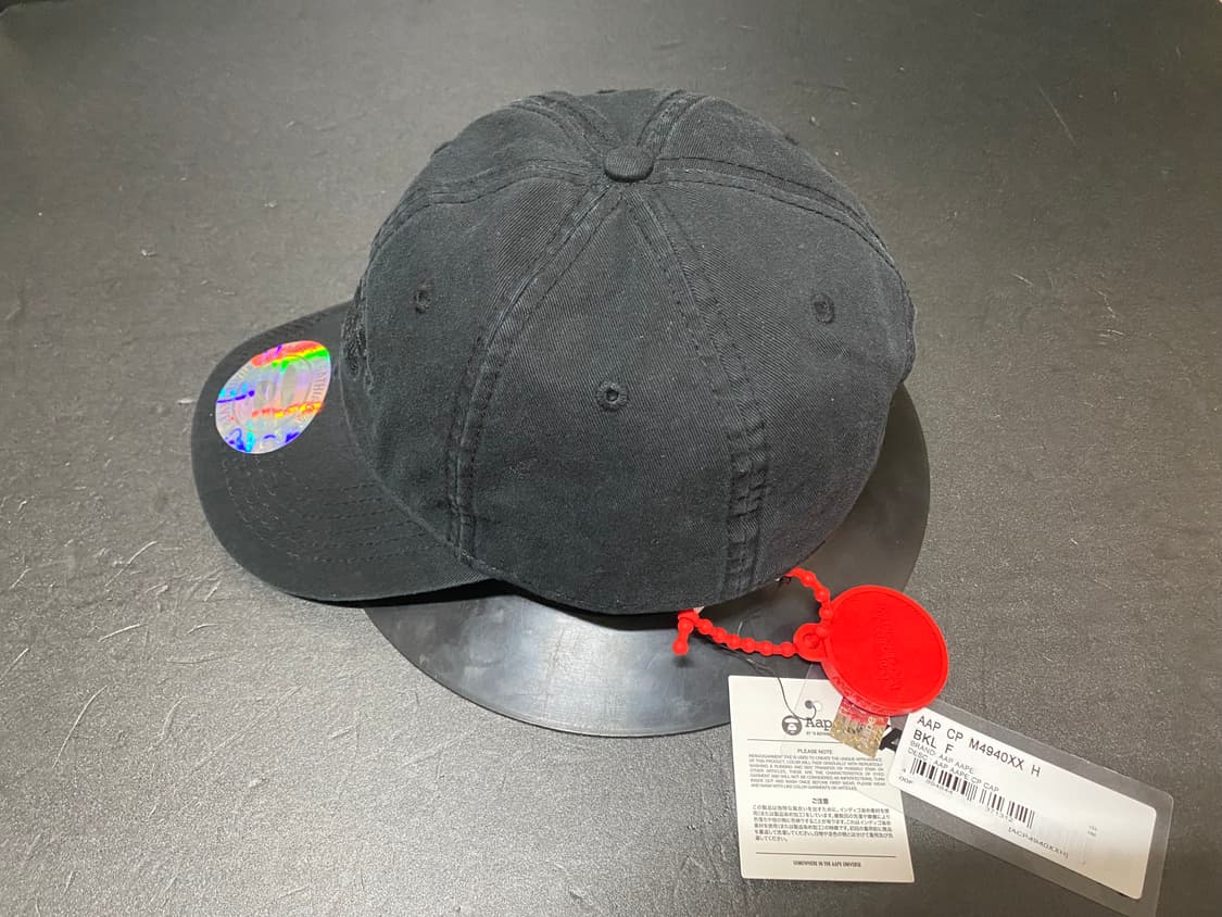 AAPE NOW cap-black-25ss  상품이미지4