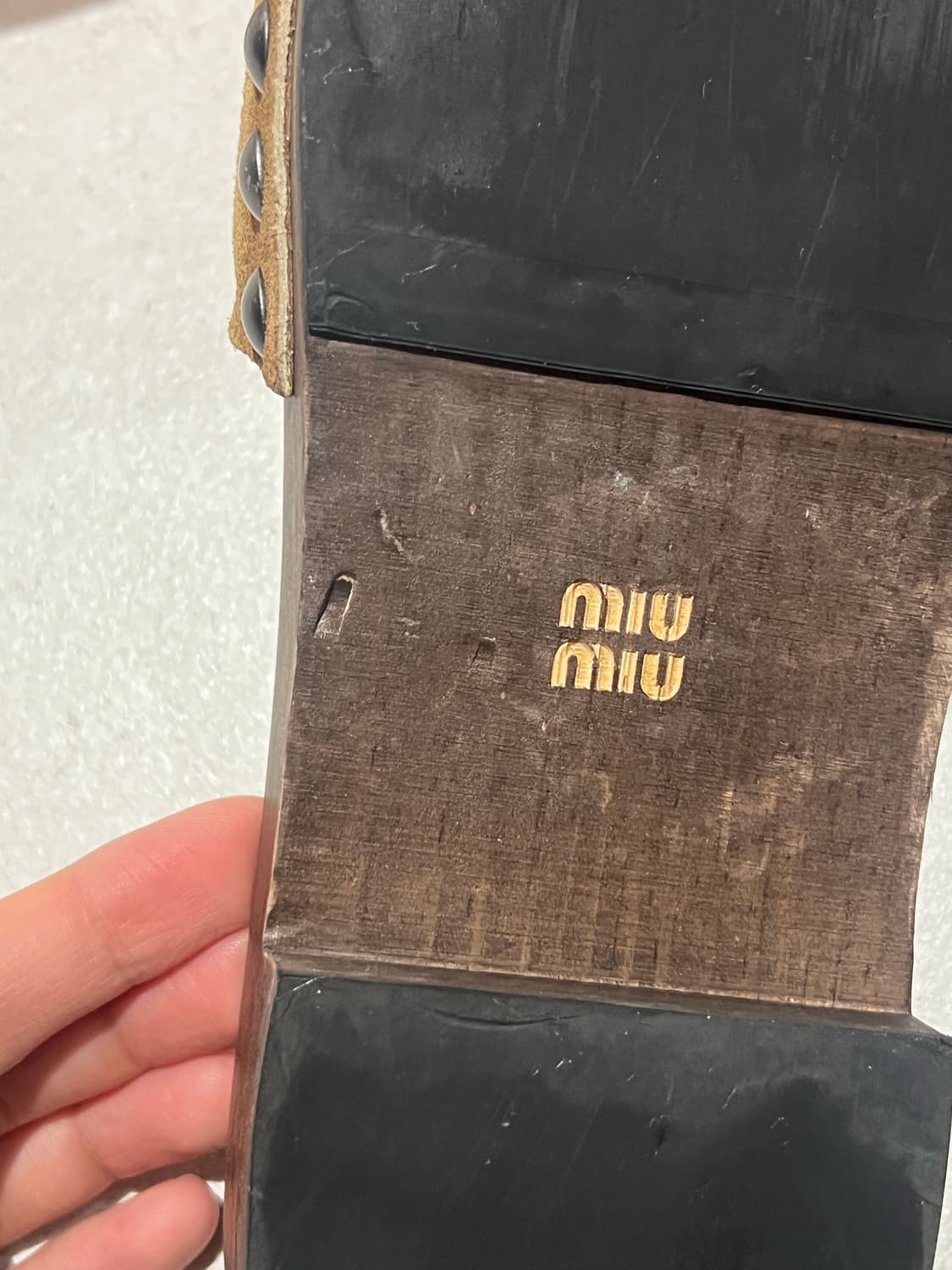 miumiu 스웨이트 클로그 35 상품이미지4