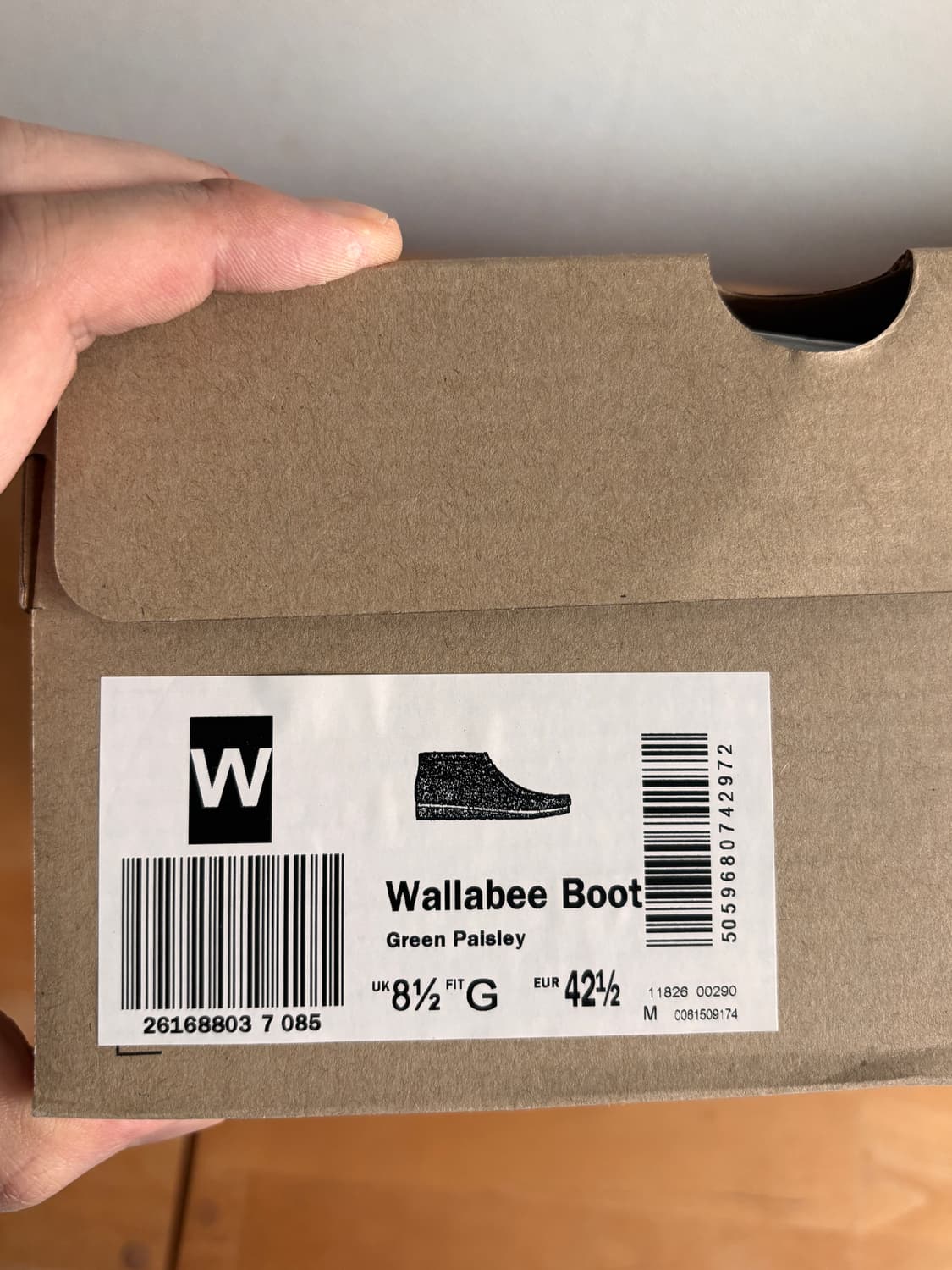 Wallabee Boot – Green Paisley UK8.5 상품이미지8