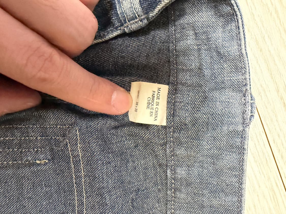 RRL 리페어 데님 팬츠 사이즈  상품이미지4