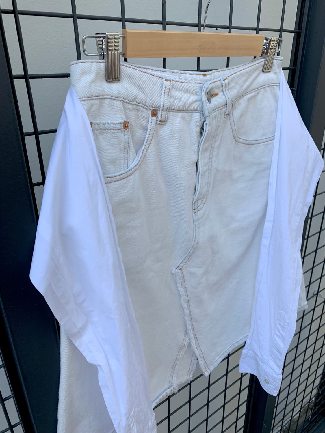 mm6 연청 데님 스커트 상품이미지3