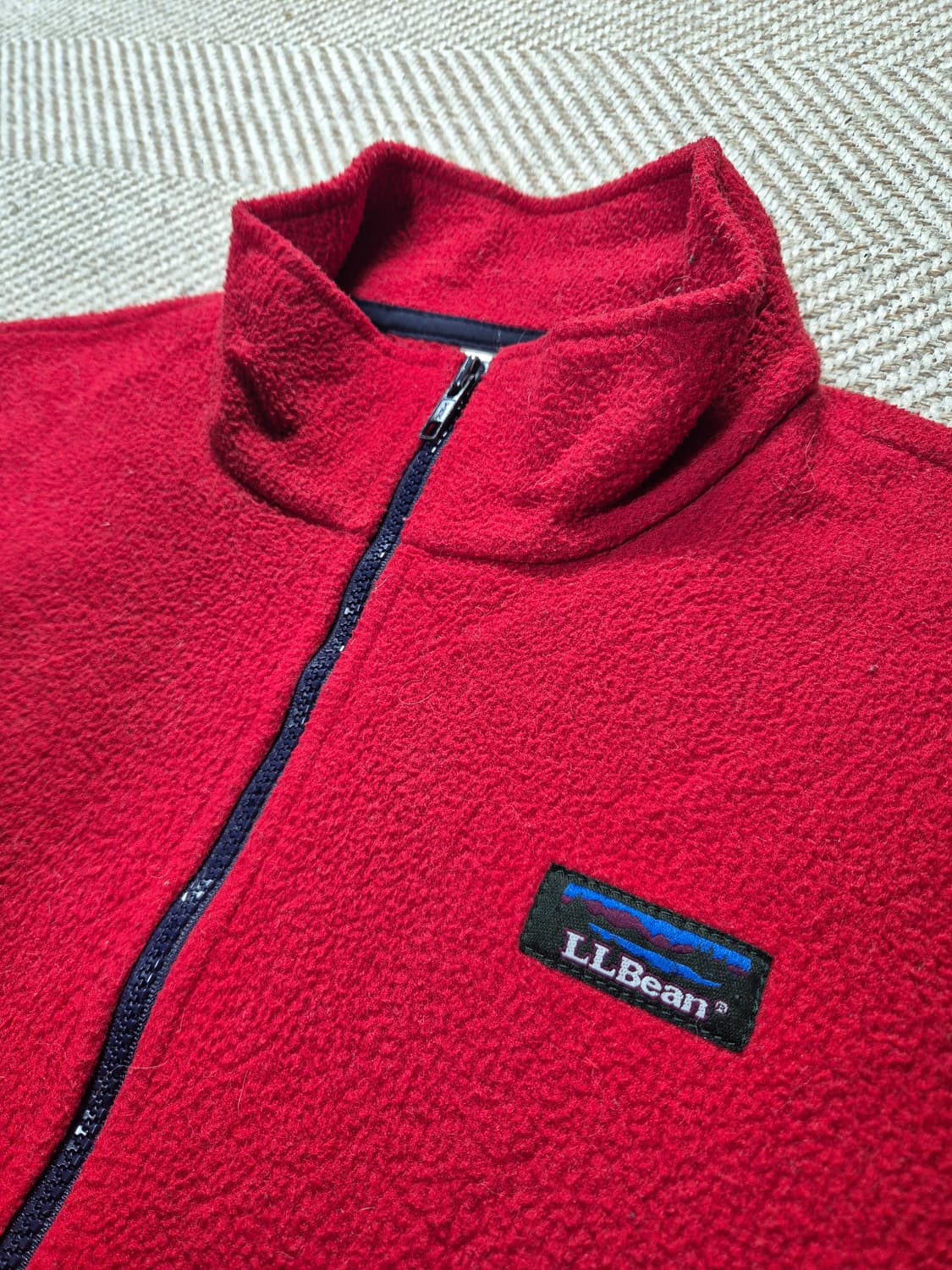 90s 엘엘빈 플리스 짚업 상품이미지3