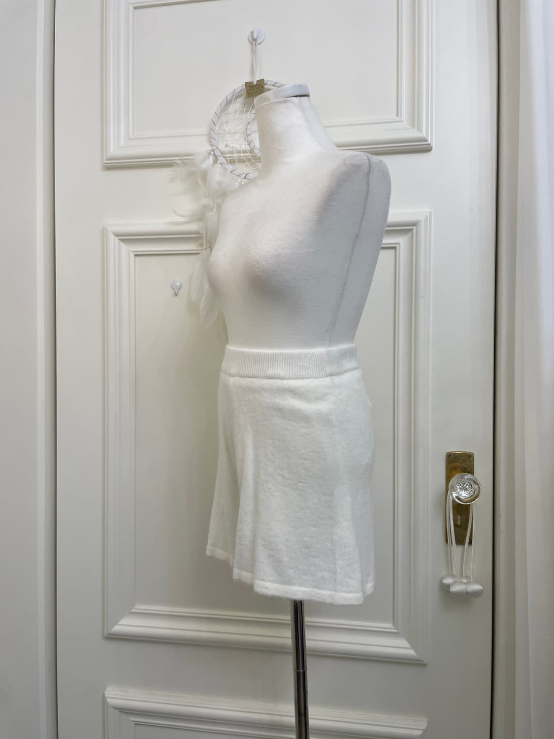 white angora banding mini pants 상품이미지2