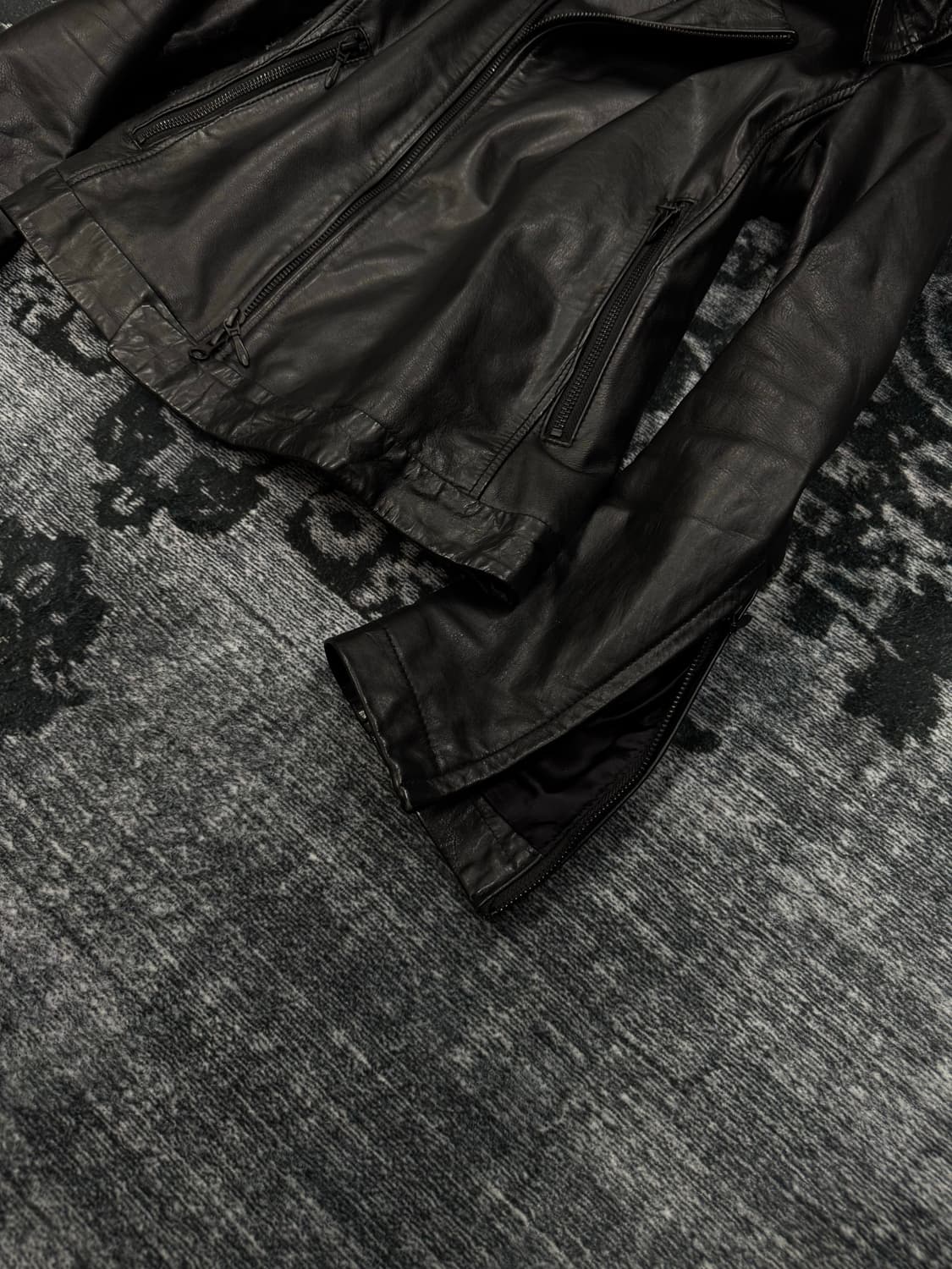 The twelve big hood gimmick lamb skin ri 상품이미지5