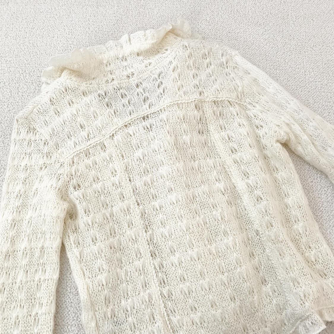 크림아이보리 카라 레이스nt 러블리 히메갸루 상품이미지3