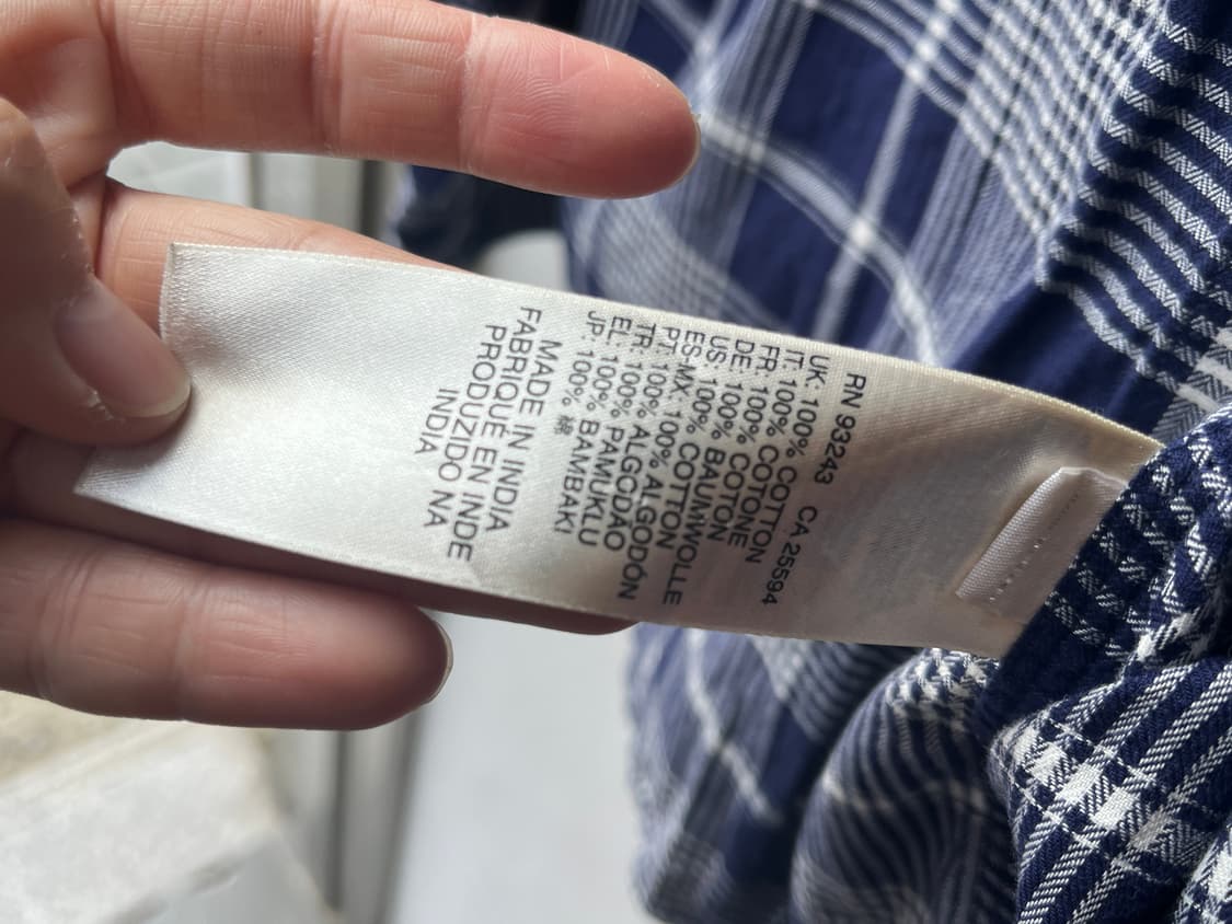 디젤 체크 셔츠 상품이미지7