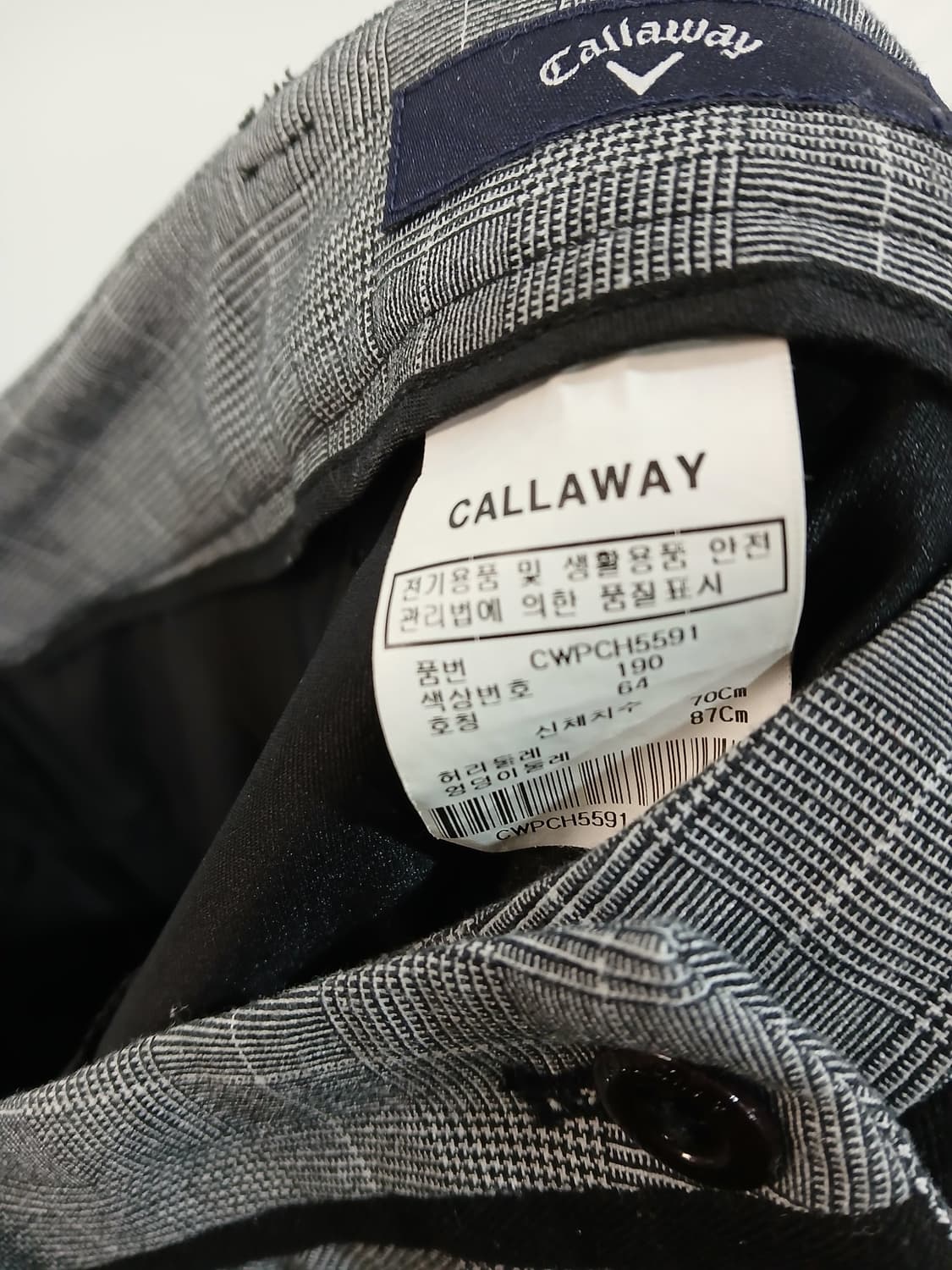 Callaway 체크 골프 치마64사이즈 상품이미지3