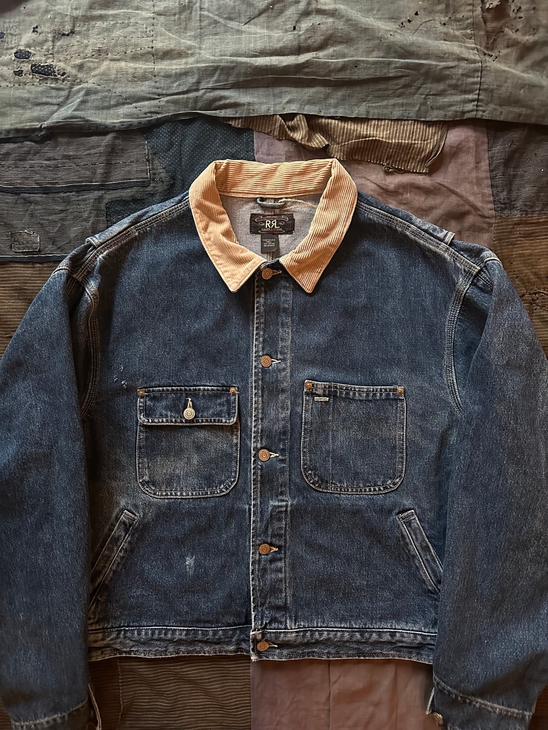 90s USA RRL Vintage Denim Jacket 상품이미지2