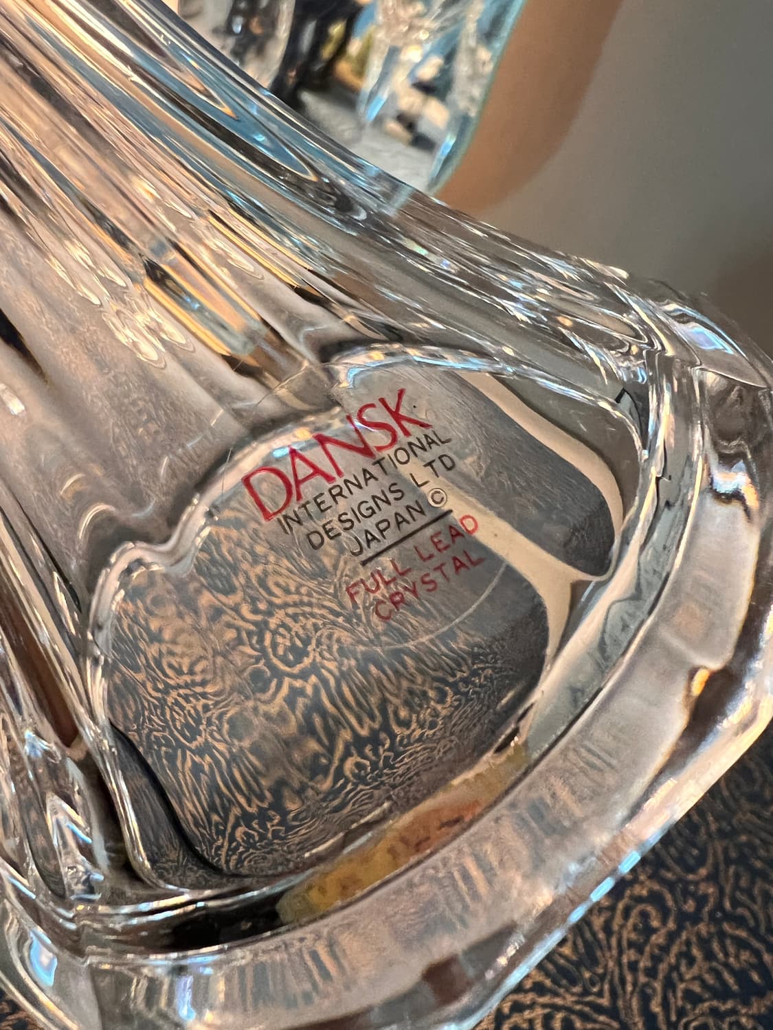 DANSK 크리스탈 화병 겸 캔들 홀더 상품이미지6