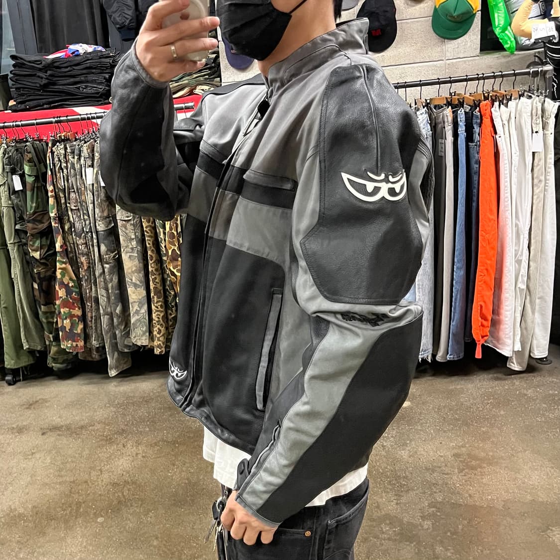 Berik 가죽 레이싱 자켓 (105-110) 상품이미지8