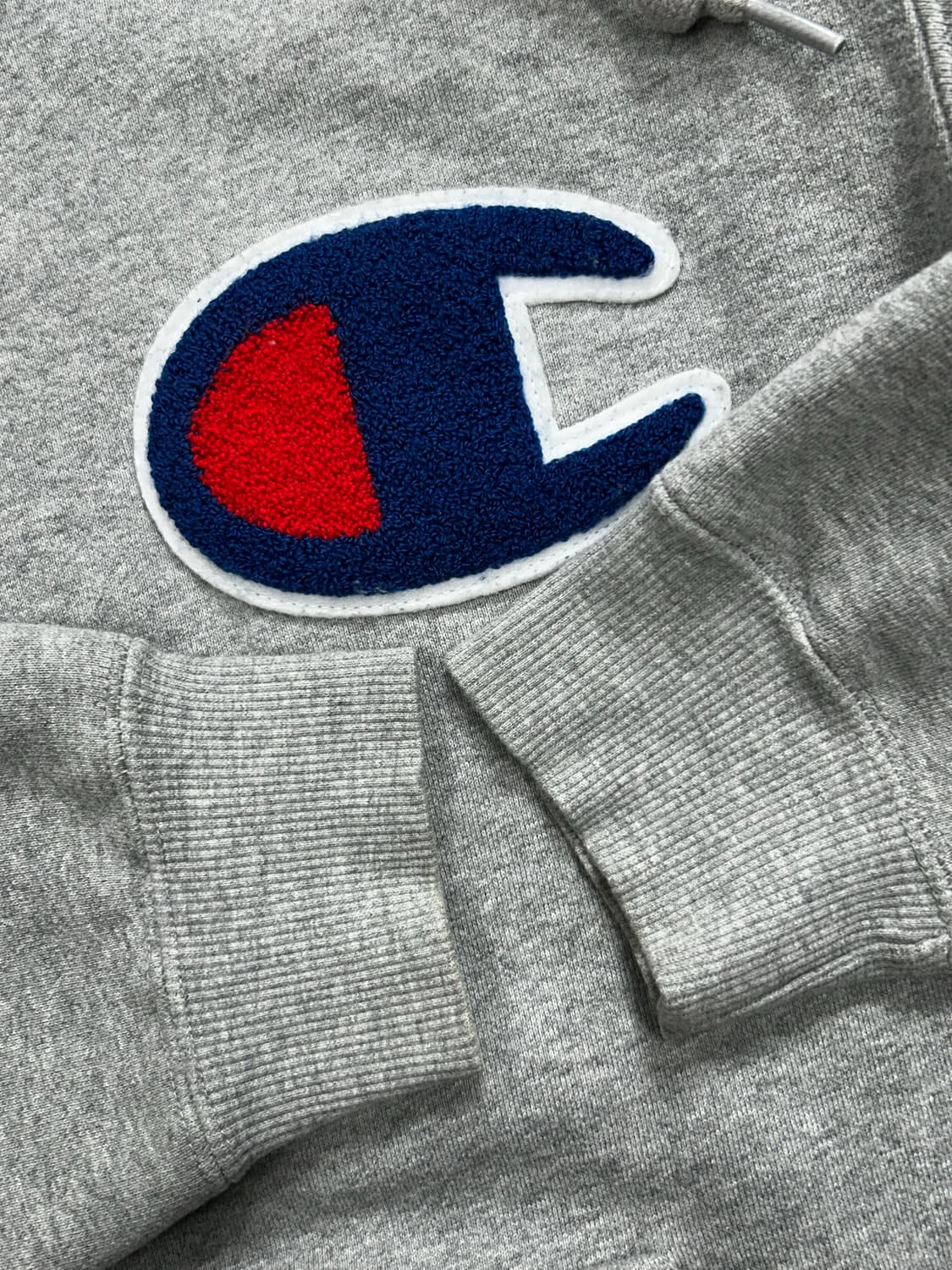 챔피온 빅C로고 그레이 후드티 XL 상품이미지6