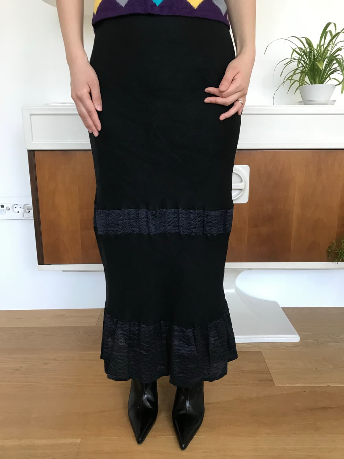 vintage linen lace skirt (26inch) 상품이미지2