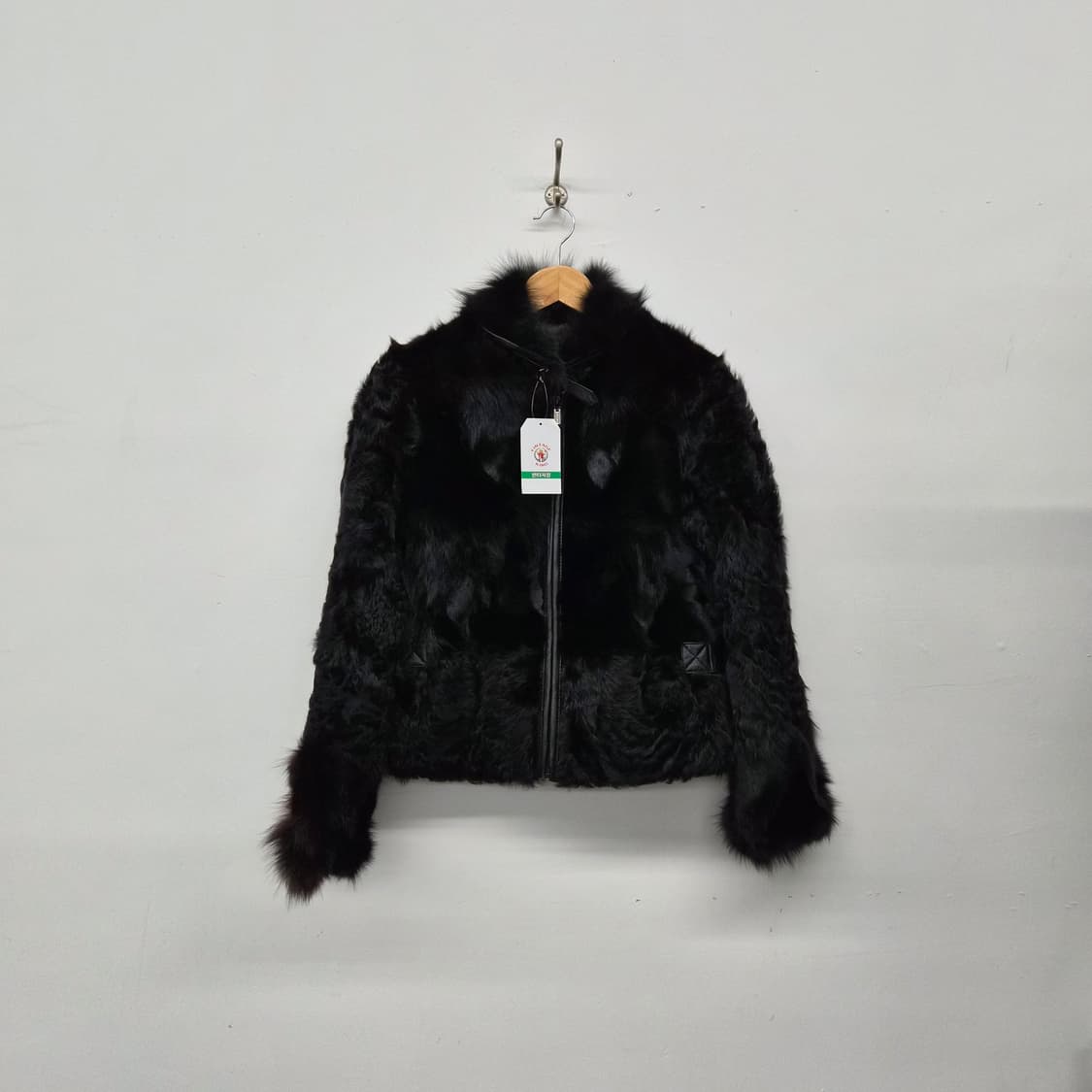 폭스 블랙 퍼 자켓 여성 77 상품이미지1