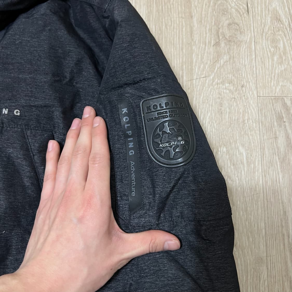 콜핑 남성 구스다운 후드 패딩 XL/105  상품이미지4